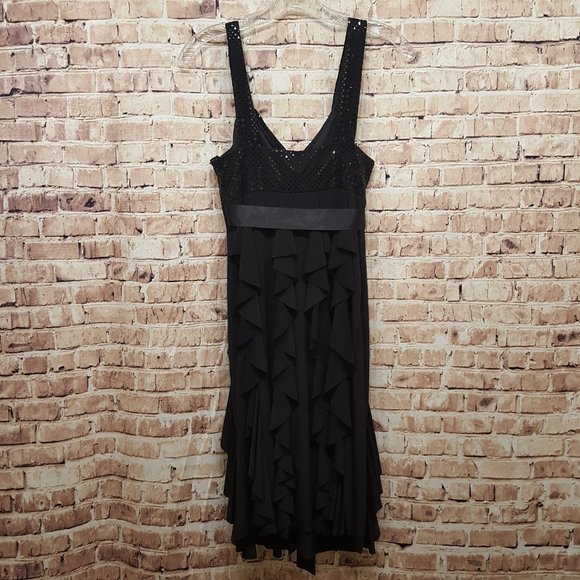 connected apparel Dress Cocktail Little Black Size 6 NWT - Picture 8 of 12